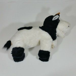 Animal Express Cow Puppet 14 inch Plush Black White Whole Body Play Pretend